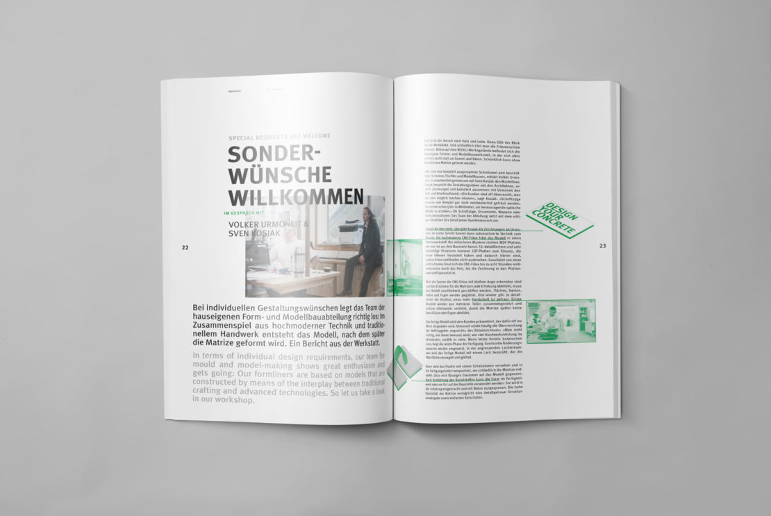 Design RECKLI Formliner Magazin für Architekten 5